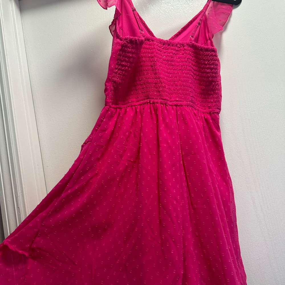 Japna hot pink romper dress - Picture 3 of 5
